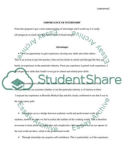 Internship at Brazelia Medical Spa in Boca Raton, FL