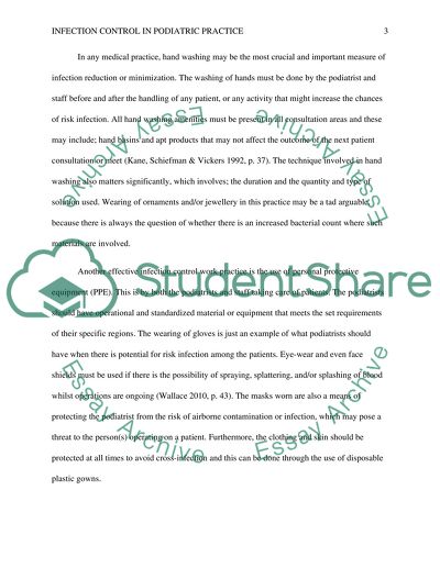 Infection and Cross-Infection