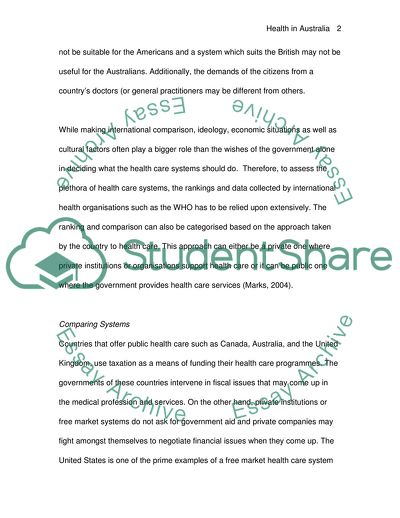 Social Constructions of Health in Australia