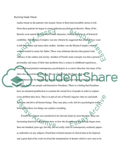 Sigmund Freud Paper