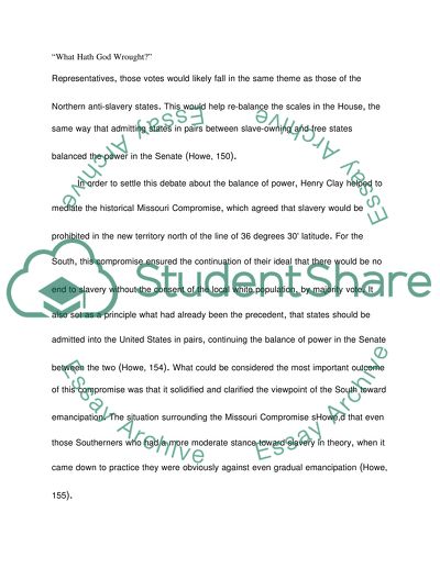 Two Complex Crises that Preceded the Civil War