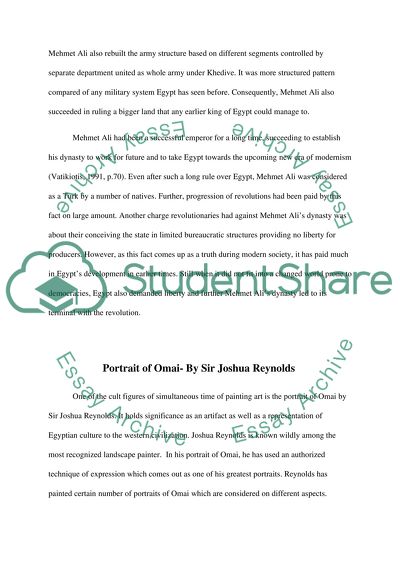 Significance of Mehmet Ali