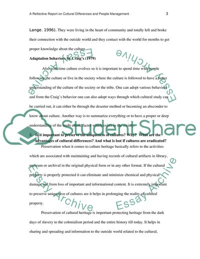 The Importance of Cultural Differences in the Society and Its Impact on Every Field of the Society