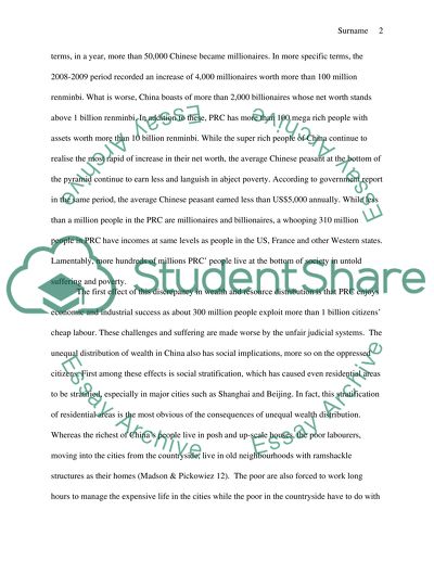 Distribution problems in current china