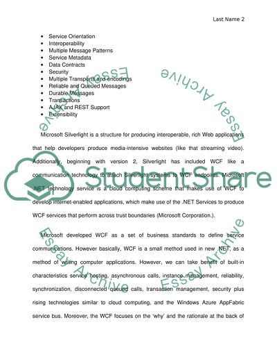 Windows Communication Foundation