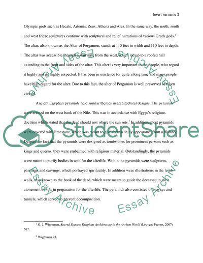 Relationship between Religious Architecture and Religious Tradition