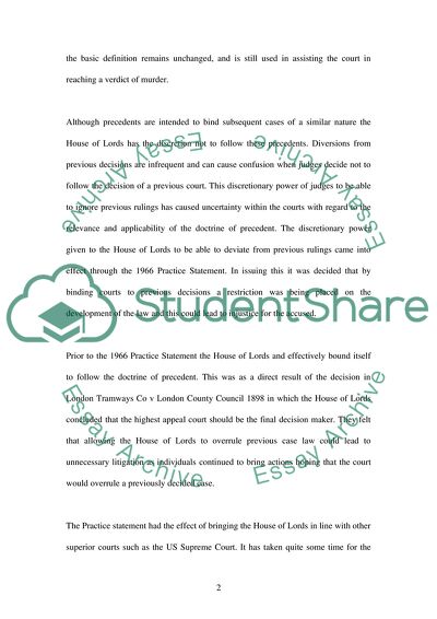 The Doctrine of Stare Decisis