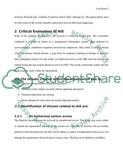 Information Systems in Accounting and Finance