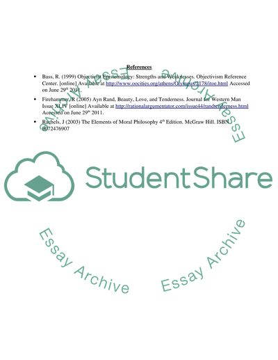 Ayn Rands Approach to Ethics