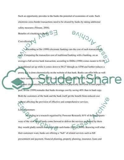 Dissertation e banking