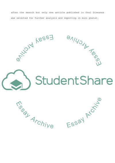 BSc Dentistry Oral Biology