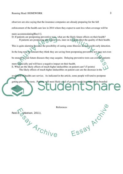 Increasing Health Premiums