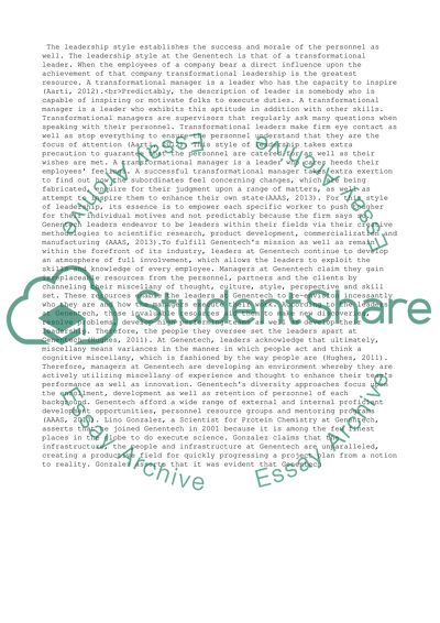 The Leadership Style