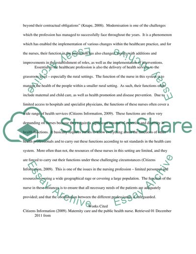 Nursing in Healthcare