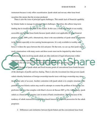 Use of ijarah sukuk by Islamic banks