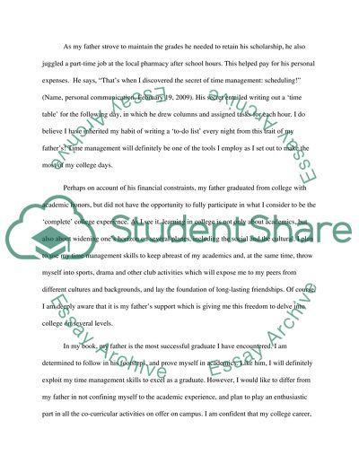 Improvement Through Experience: The Need for Role Model