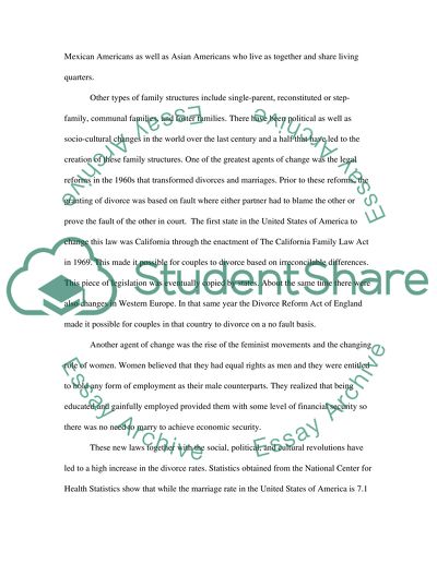 Psychology- oral presentation-change in family structure