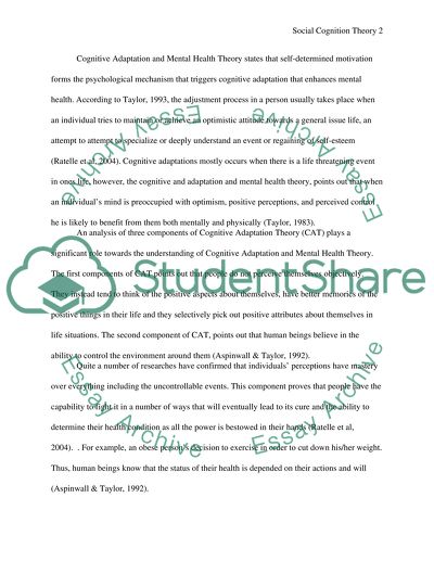 Comparison between Two Social Cognition Theories