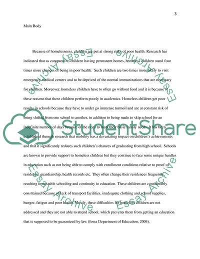 Literacy Programs for Homeless Children