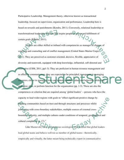 Any Leader today must be both a good team member and good at leading teams( Maznevski, 2008:95)