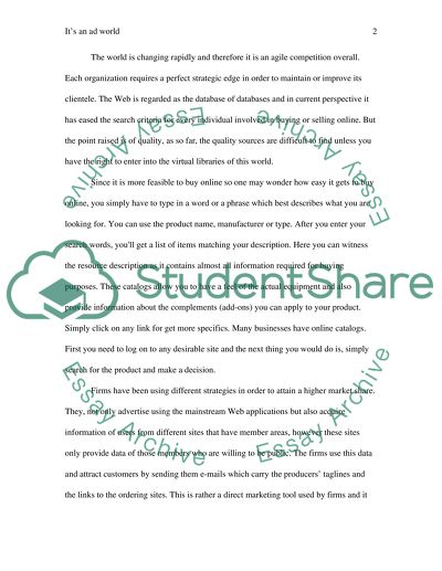 ITS AN AD,AD,AD,AD WORLD