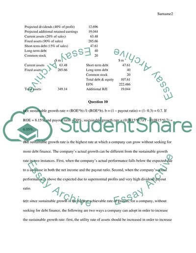 Financial statements analysis and financial models(question answers)