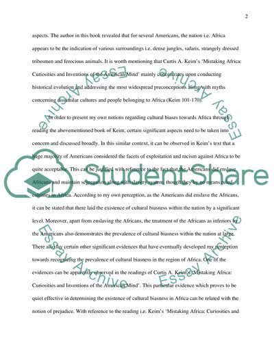 Mistaking Africa by Curtis