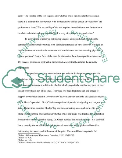 Tom and Fays Legal Action against both Doctor Green and the Wellington Hospital