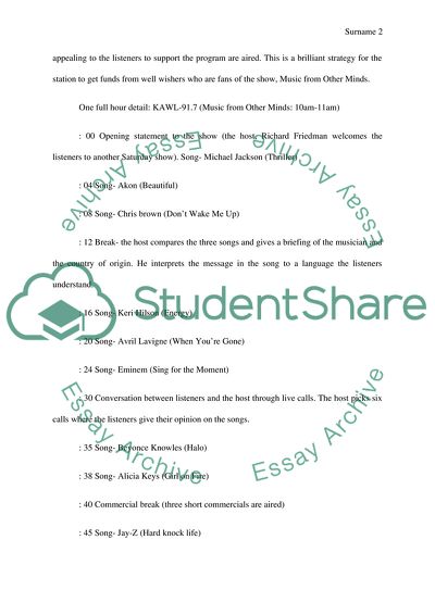 Radio Summury: KAWL Local Radio Station