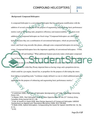 Compound Helicopters: Current and Proposed Concepts
