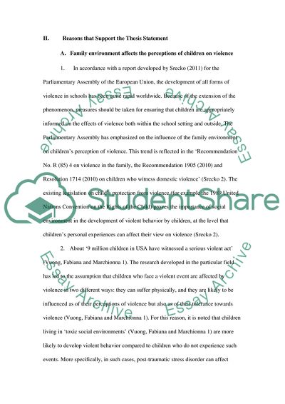 Violence in the US Schools