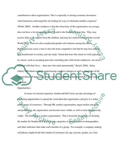 Internal Strengths of Southwark Circle