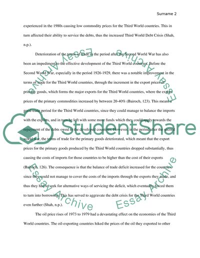 Final Exam on the Politics of the Developing Worlds