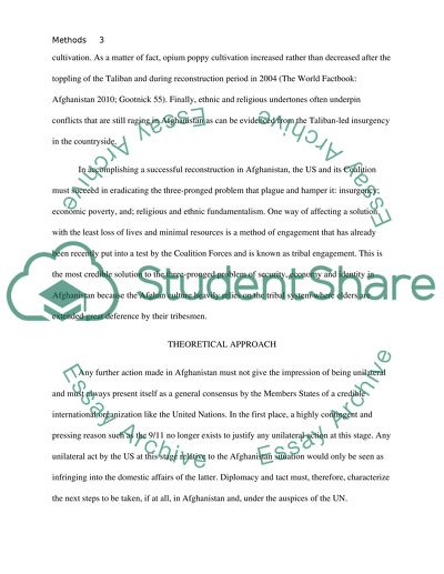 Tribal Engagement in Afghanistan