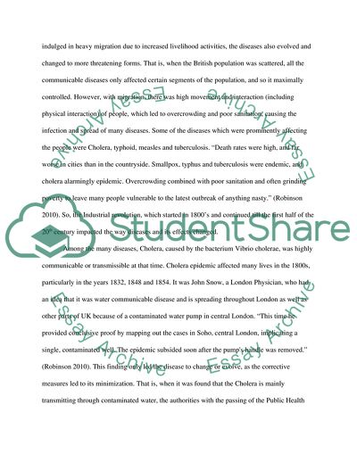 Changing Prevalence of Communicable and Non-Communicable Diseases in the UK