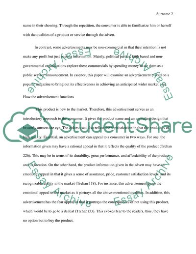 How the Constitutive Elements Combine to Try to Sell the Product