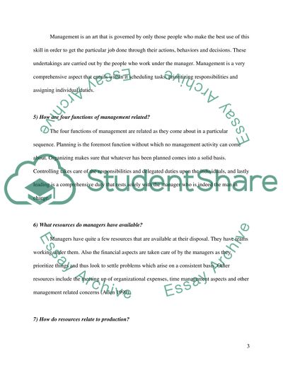 What Resources Do Managers Have Available