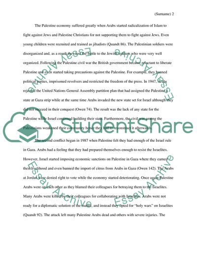 Arab-Israel Conflicts