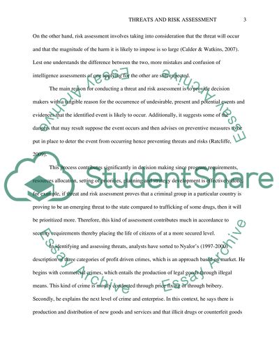 Threat and Risk Assessments