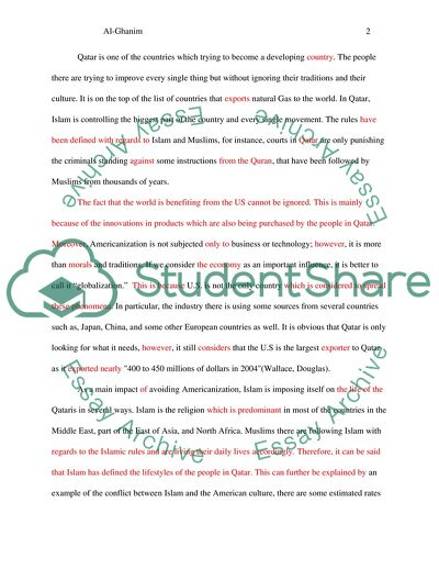 Is Qatar Following the Americanization