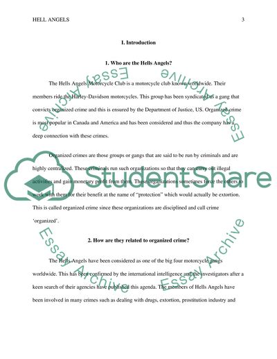 Hells Angels and Their Connection to Organized Crime