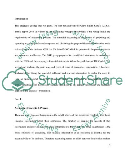 The Accounting Concepts and Process: The Financial Accounting
