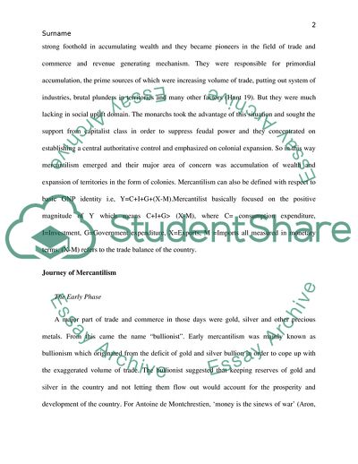 Mercantilism: Introduction and Development