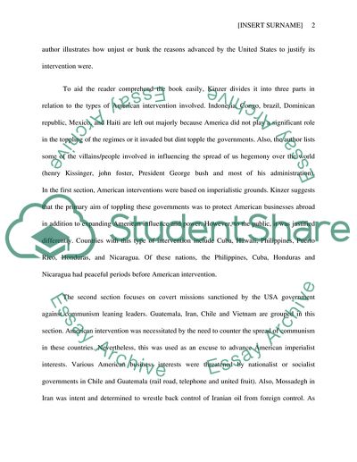 Americas Century of Regime Change from Hawaii to Iraq