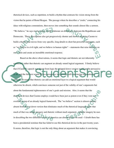 Mario Cuomos Famous 1984 Speech