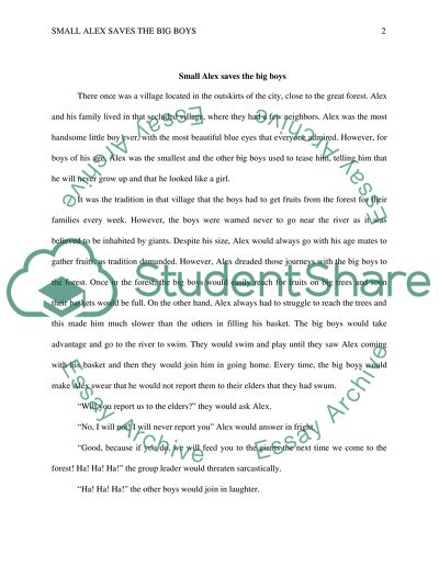 Small Alex Saves the Big Boys