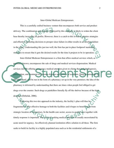 Inter-Global Medicare Entrepreneurs