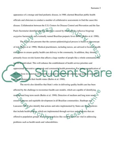 Epidemiological Process