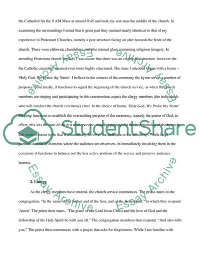 Visit to a Catholic Church: Saint Mel Parish