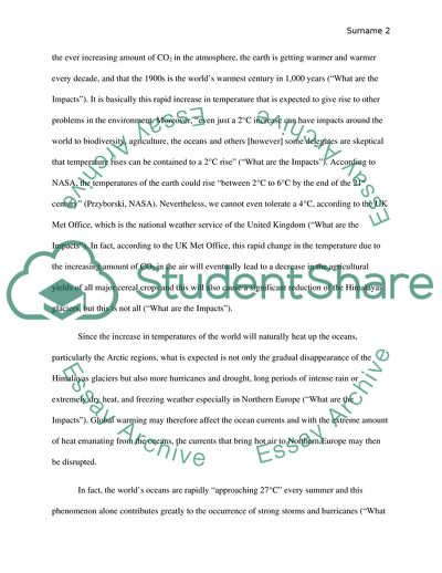 The Negative Environmental Effects of Global Warming and New Technology